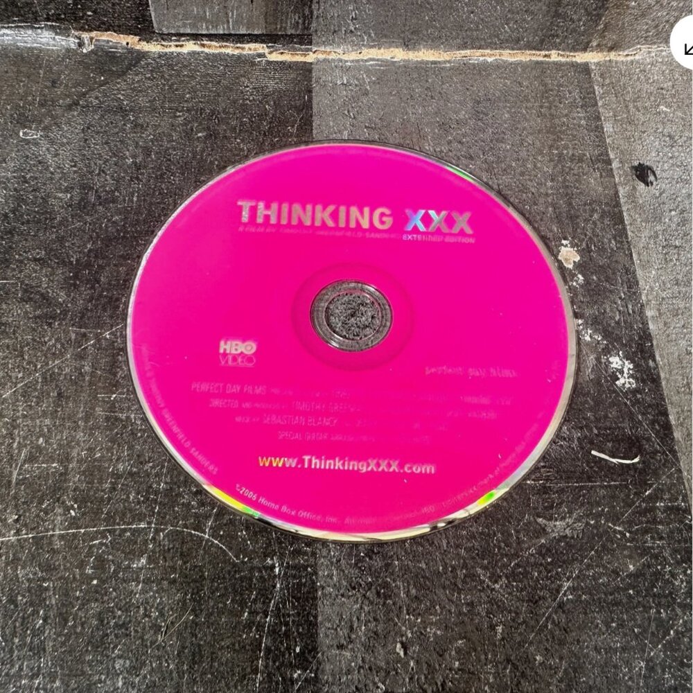 Thinking X - DVD - 2005 - Jameson, Timothy Greenfield-Sanders - Disc Only